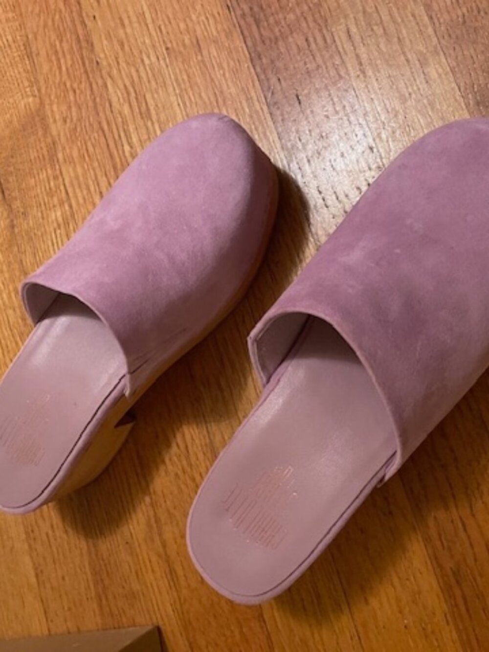 Charlotte Stone Martino Lilac Clogs in Size 9